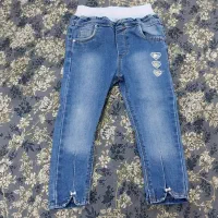 شلوار لی دخترانه|کفش و لباس بچه|بروجرد, |دیوار