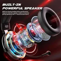 هدفون گیمینگ RGB اورجینال سیمی poly gold مدل 6920|لوازم جانبی موبایل و تبلت|شیراز, تحویلی|دیوار