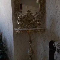 اینه وشمدان،ساعت ،برنز|بوفه، ویترین، کنسول|محمدیه-قزوین, |دیوار