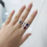 انگشتر نگین رنگی نقره اصلی|بدلیجات|کرمانشاه, |دیوار