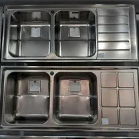 سینک درسا استیل جا دار کدf712