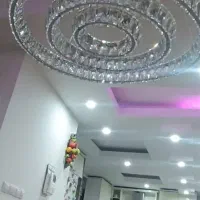 لوستر کهکشانی زرین،شیک و خاص|لوستر و چراغ آویز|کرج, گوهردشت|دیوار