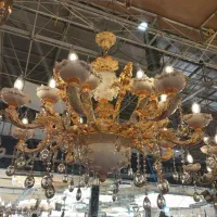 لوستر کاپ دار بزرگ پتینه خرید مستقیم تولیدی|لوستر و چراغ آویز|مشهد, خواجه ربیع|دیوار