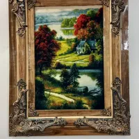 تابلو دستبافت منظره