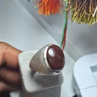 انگشتر نقره عقیق یمنی کرزی