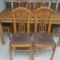 میز غذاخوری ۶نفره باصندلی تمام چوب ومبل ۷نفره