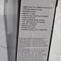 لبتاب گیمینگ hp16inch core i9 ram64 touch|رایانه همراه|قزوین, |دیوار