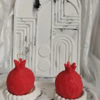 بیس سنگ مصنوعی و شمع