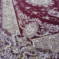 یک تخته فرش ۹متری زرشکی