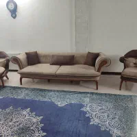 مبل 8 نفره شرکتی بهمراه جلو مبلی و عسلی|مبلمان خانگی و میز عسلی|ری, فیروزآبادی|دیوار