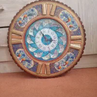 ساعت دیواری داخل مسی