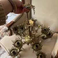 لوستر برنز ۵شاخه ۱۰ شعله