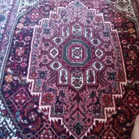 فرش دس باف ۲۰ سال پیش بافته رنگ ثابت زرنیم