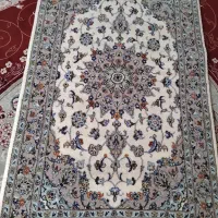 فرش دستباف بافت از جنس پشم بدون ابریشم|تابلو فرش|کاشان, باغ ماجد|دیوار