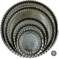 تولیدات انواع سینی گرد استیل در همه سایز