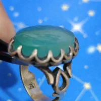 انگشتر نقره با عقیق سرخ و سبز یمنی|جواهرات|تبریز, |دیوار