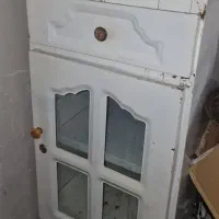 کابینت و چرخ خیاطی قدیمی و تاب بچه گانه تقریباصفر