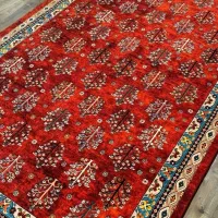 لاکی طرح دست باقت|فرش|شیراز, ریشمک|دیوار