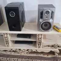 دوعدد بوفه ساعت ایستاده میز تلویزیون|بوفه، ویترین، کنسول|بوئین زهرا, |دیوار