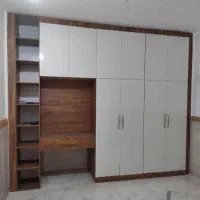 ساخت کابینت ام دی اف وهایگلاس کمد دیواری درب چوبی|خدمات پیشه و مهارت|اهواز, پردیس|دیوار