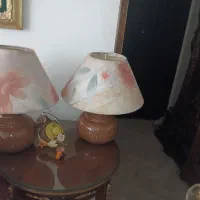 اباژور بغل تختی جفت گلدان رومیزی