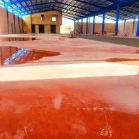 ساخت و اجرای بتن کف با ماله پروانه و اتومیکسر