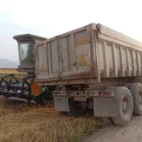 حمل بار گندم و جو با کامیون ده چرخ