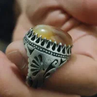 انگشتر عقیق نقره