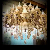 لوستر ۸شاخه۱۶شعله|لوستر و چراغ آویز|تبریز, |دیوار