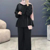 مانتوشلوار مشکی