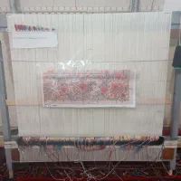 فرش نیمه کاره80 در120 زرچرح رج50