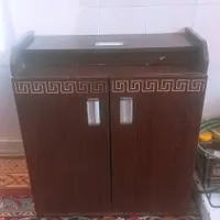 کمد لباس دو طبقه و جاکفشی چوب درحد نو|جاکفشی، کمد، دراور|قوچان, |دیوار