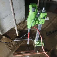 کمپرسور، کاتر، کرگیر، برش بتن، کاشت میلگرد|خدمات پیشه و مهارت|اردبیل, |دیوار