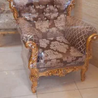 مبل سلطنتی ۷نفره با میز وسط|مبلمان خانگی و میز عسلی|مشکین‌دشت, |دیوار