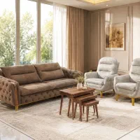 مبل لوپین/ سوپر مکانیزم تخت شو/افراچوبی/چکی