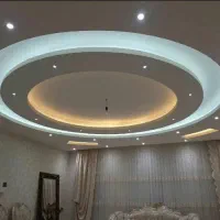 اجرای کناف سقف و دیوار کاذب تایل نورمخفی باقرارداد|خدمات پیشه و مهارت|کرج, شاهین‌ویلا|دیوار