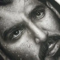 تابلو نقاشی سیاه قلم کار دست فقط ۷۰۰|تابلو، نقاشی، عکس|تهران, والفجر (افسریه)|دیوار