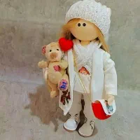 عروسک روسی عروسک فرشته کادویی هدیه ولنتاین تولد