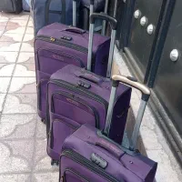 چمدان مسافرتی در سه سایز چهار چرخ|کیف، کفش، کمربند|شیراز, سیاه سنگ|دیوار