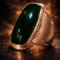 انگشتر مردانه یشم خاص ویژه ولنتاین