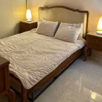 فروش سرویس خواب چوب سوپر راش گرجستان مشابه نو
