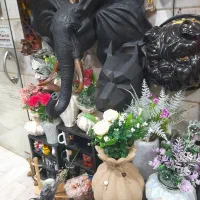 مجسمه فیل دیوارکوب سگ چراغدار|مجسمه، تندیس، ماکت|تهران, پرستار|دیوار