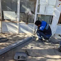 درب‌وپنجره UPVCکرکره برقی.جک پارکینگی.سایبان برقی