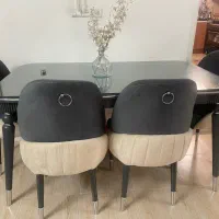 نیم ست مبل و میز نهارخوری