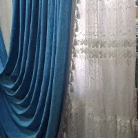 پرده ی پذیرایی|پرده، رانر، رومیزی|اهواز, کوی فرهنگیان ۱|دیوار