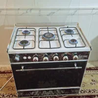 اجاق گاز طرح فر رنگ سفید