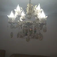 لوستر برنجی|لوستر و چراغ آویز|فشاپویه, |دیوار