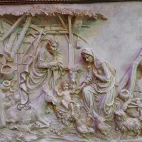 تابلو برجسته تولد مسیح|تابلو، نقاشی، عکس|تهران, خواجه نظام الملک|دیوار