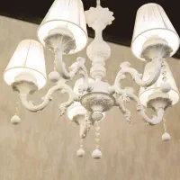 لوستر شاخه sایتالیایی و شقایق رنگ کوره ای با پتینه|لوستر و چراغ آویز|مشهد, بهمن|دیوار