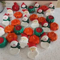 بابا نوئل خام و رنگی عمده|مجسمه، تندیس، ماکت|اردبیل, |دیوار